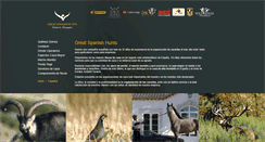 Desktop Screenshot of greatspanishunts.com
